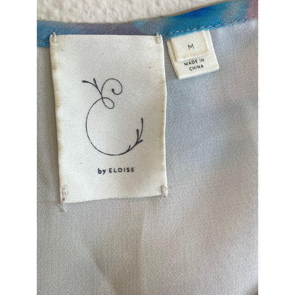 Anthropologie E by Eloise Ruffle Slip Dress Adjustable Straps Medium Lined - Picture 5 of 11